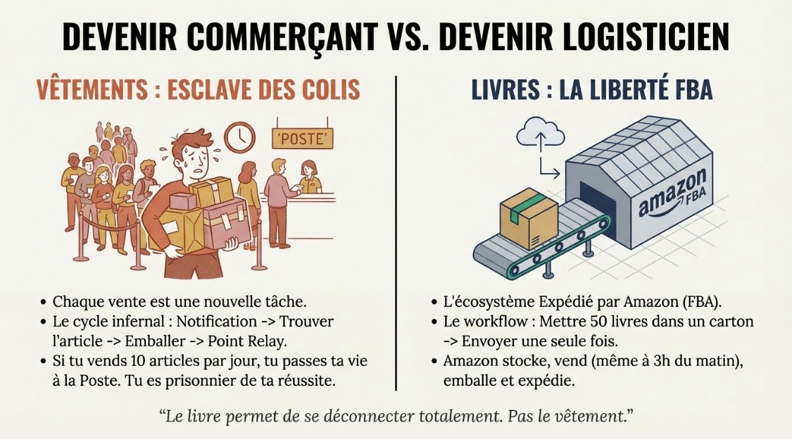 Être reseller / revendeur de vêtements vinted, c'est subir les commandes.

Aucune possibilité de partir en vacances sans interruption des ventes.

Être esclave des dates limites et des exigences de rapidité des clients.