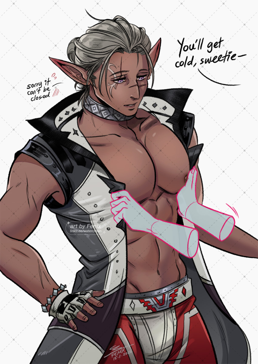 bufoodyne's tweet image. you'll get cold, sweetie
* tyrant meme redraw