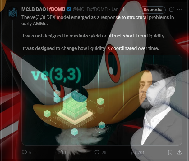 Shadow.so ( <a href="/ShadowOnSonic/">Shadow Exchange x(3,3) 💥</a> ) is the concentrated-liquidity-decentralized-exchange built natively for the Sonic network, powered by an evolution of the ve(3,3) model called x(3,3). It combines capital efficiency and dynamic incentives with flexible participation