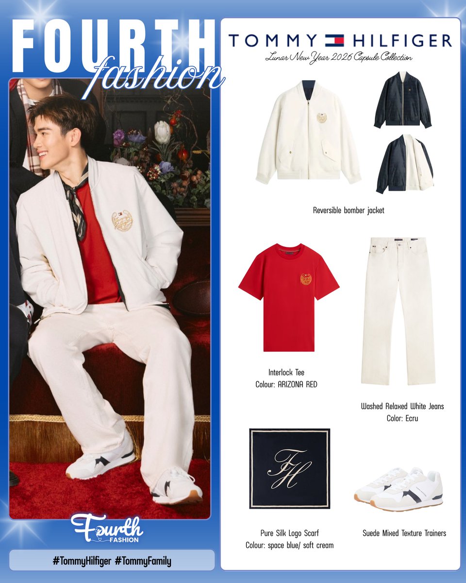 • FOURTH Nattawat Fashion •
| #FashionWithFourth | JAN 2026

FOURTH with TOMMY HILFIGER
Fashion Moment: Campaign

Lunar New Year 2026 Capsule Collection
<a href="/TommyHilfiger/">Tommy Hilfiger</a>
#TommyHilfiger #TommyFamily

——
• <a href="/tawattannn/">FOURTH</a> •
#FourthnattawatFashion
#Fourthnattawat #โฟร์ทณัฐวรรธน์