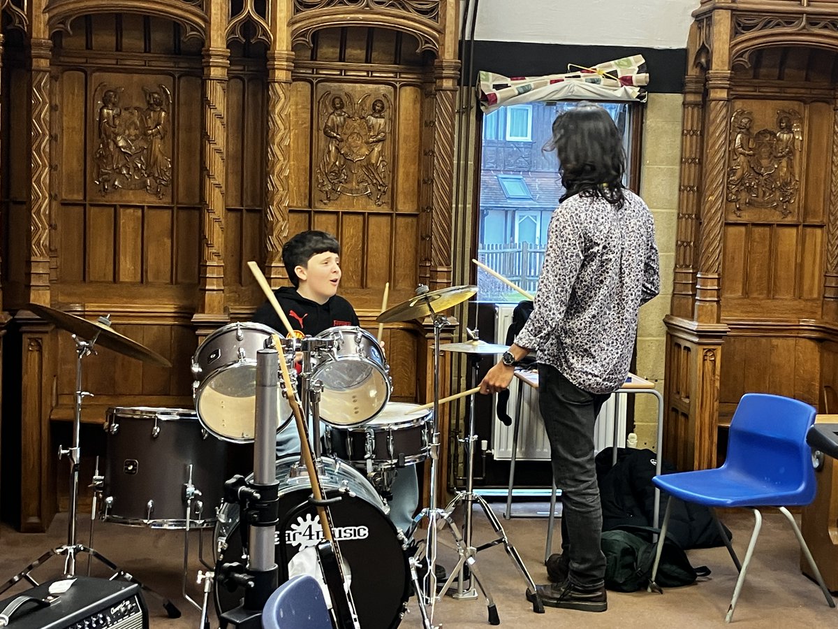 LVSHassocks's tweet photo. The Band Project is in full swing, and our students have been making incredible progress with Jessica and Hall. 👏

#ProudToBeLVSHassocks https://t.co/yGn07jMECt