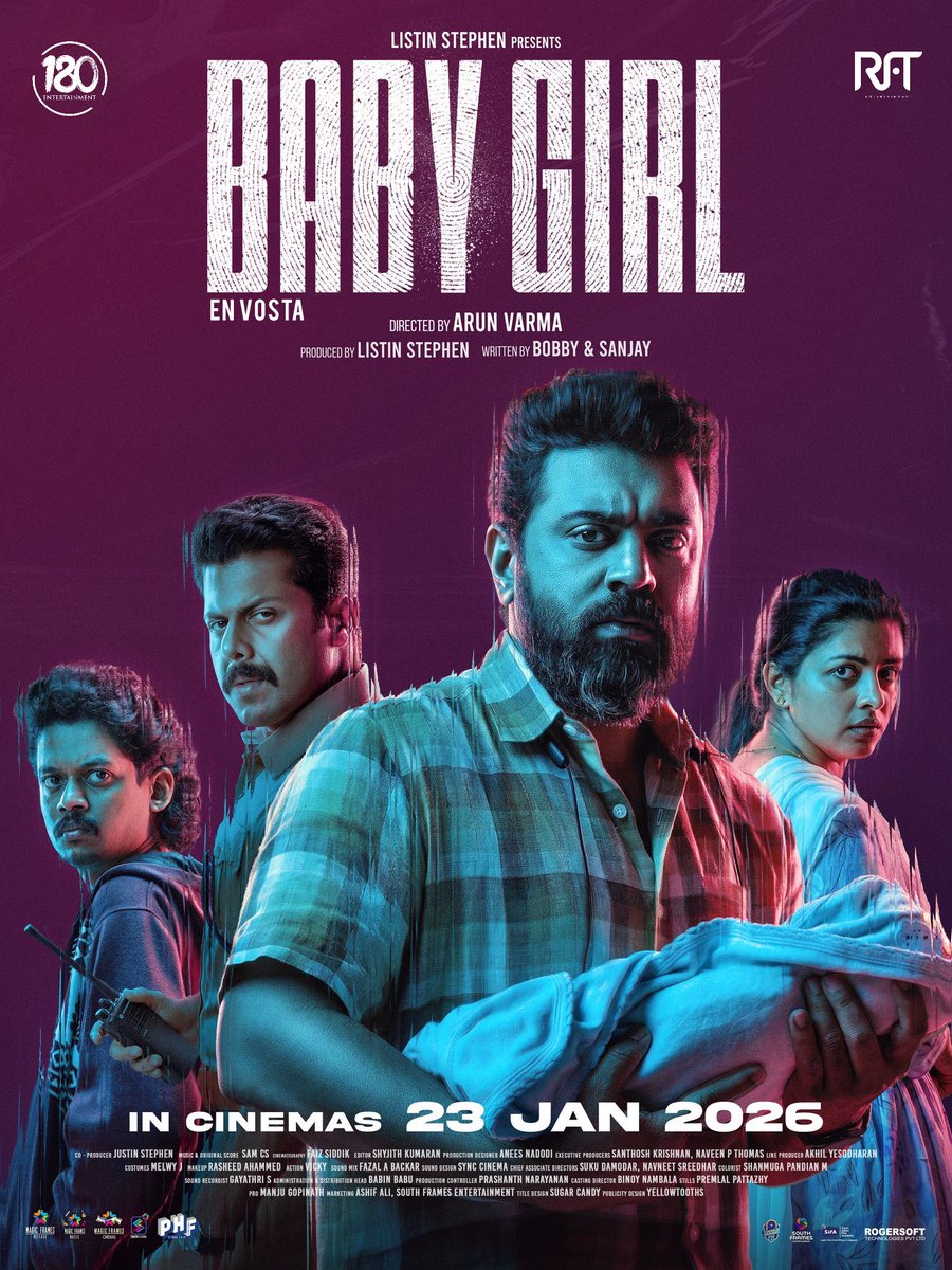Quand la vie vous pousse à bout, chaque choix compte ⚡
Baby Girl 🧑🏽‍🍼 Un thriller haletant aux émotions intenses et aux rebondissements inattendus 🖤

Au cinéma le 23 janvier 2026 🇫🇷 | VOSTA 🎬

#BabyGirl #NivinPauly #Thriller #Cinéma #Malayalam