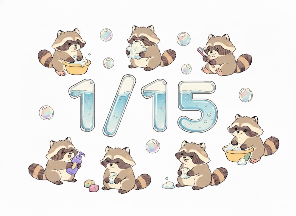 1/15　手洗いの日
#AIart nijijourney NanoBanana