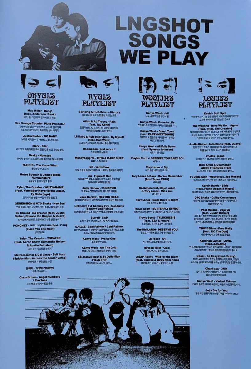 LNGSHOT
SONGS
WE PLAY