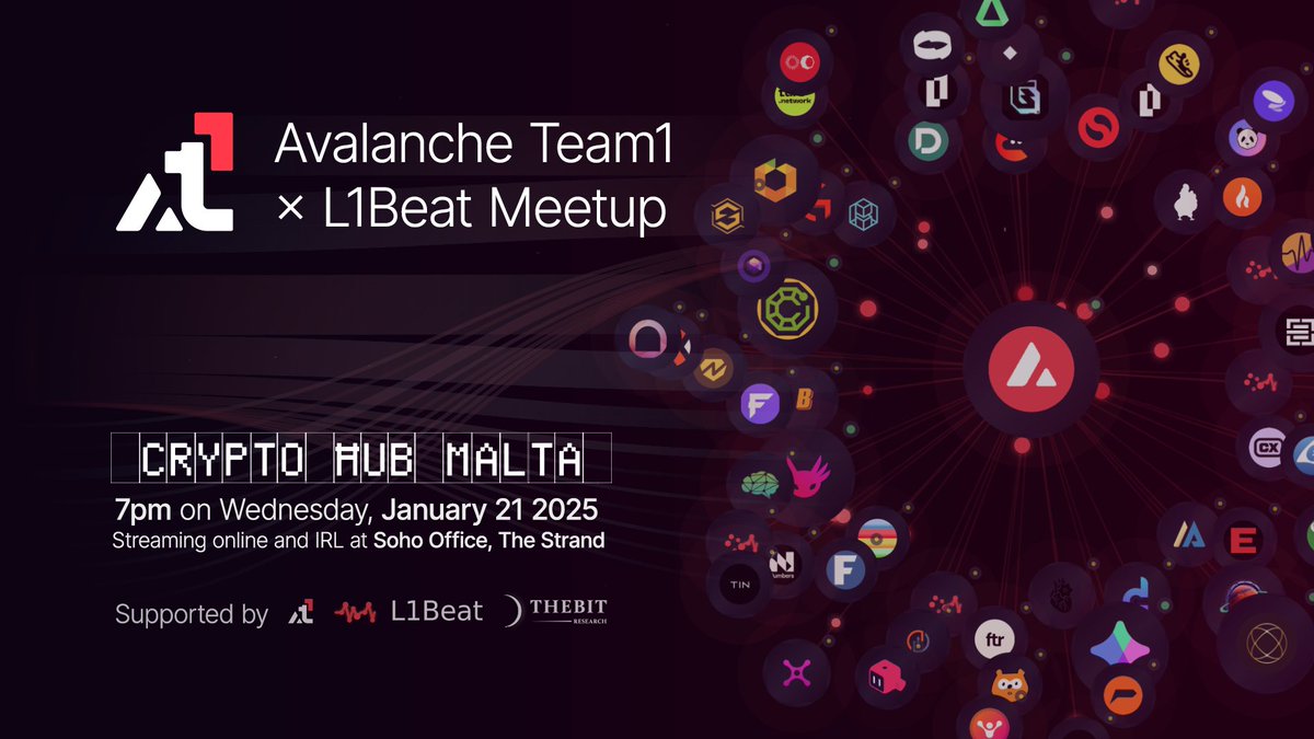 Join the global Avalanche Community and break free from the limits of  shared networks! @avaxteam1 & @l1beat_io & @avax