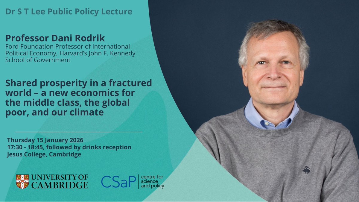 CSaP - The Centre for Science and Policy tweet media