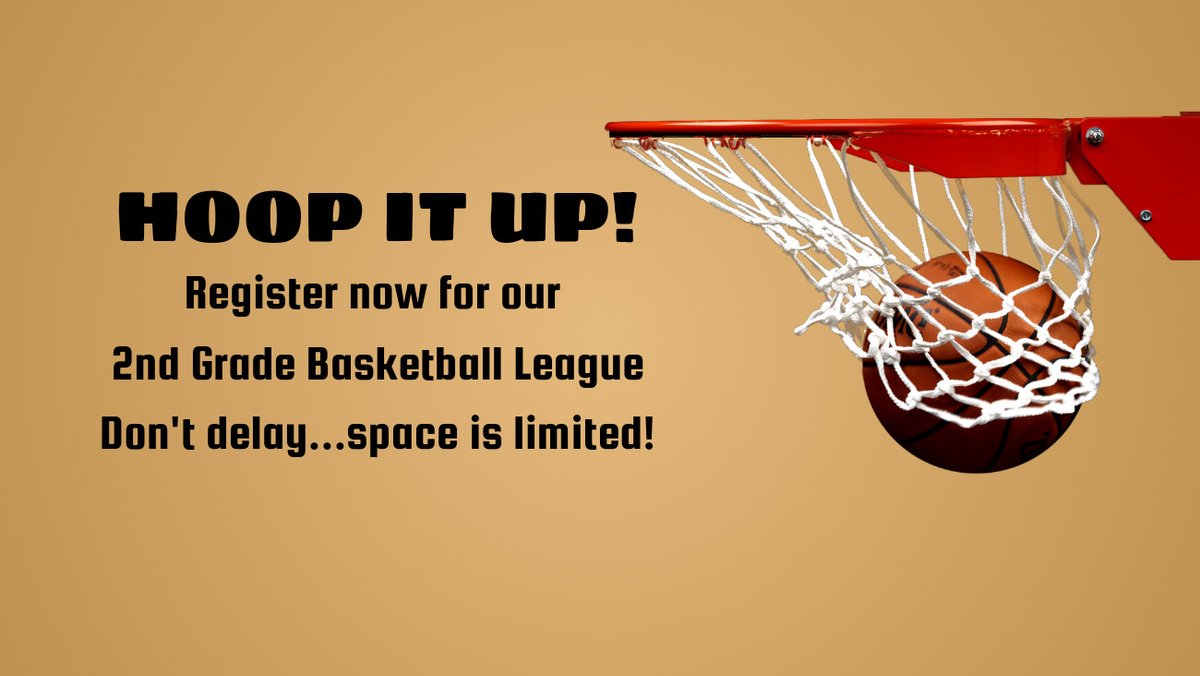 Registration has opened for our 2nd Grade 🏀 Instructional League!  Don't delay...space is limited!  Visit wahooparksandrec.com for more details and info.