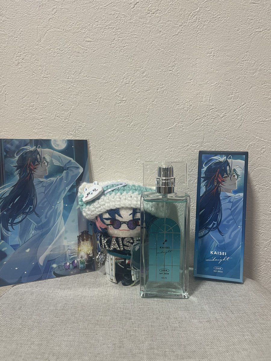 魁星くんの香水とイヤフォン届いた〜！！ これからたくさん使うぞっ