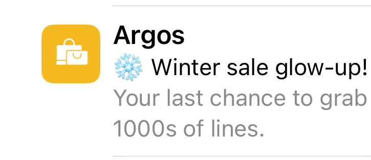 Just got this email from you <a href="/Argos_Online/">Argos</a>, my guy does 3 for 100 what’s your best price
