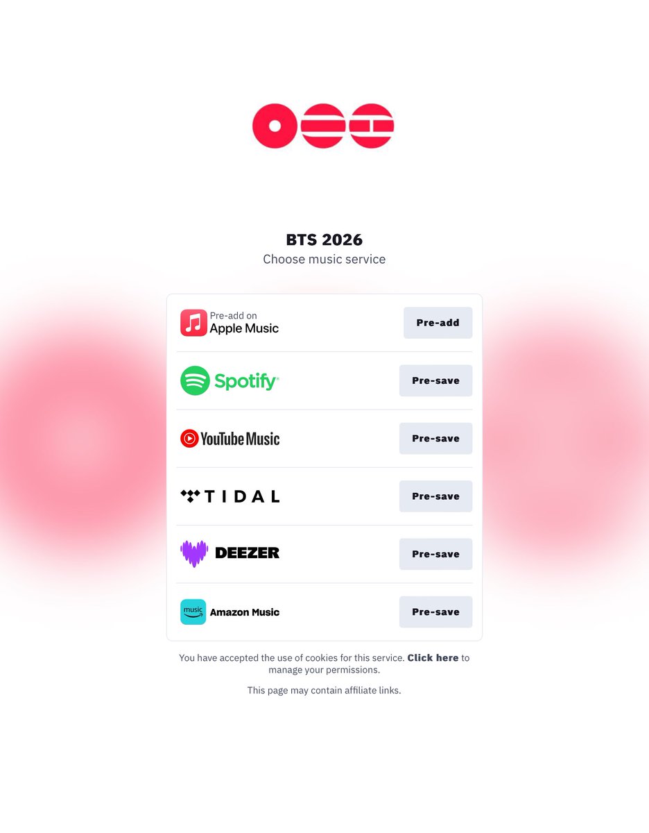 sunflowercharts's tweet photo. Pre-save และ Pre-add @BTS_twt ‘ARIRANG’ ได้แล้วตอนนี้บนทุกสตรีมมิ่งแพลตฟอร์ม

🔗 https://t.co/9OLQwPAHUT

🗓️ ปล่อยอัลบั้ม: ศุกร์ที่ 20 มี.ค. เวลา 11:00 น. (ไทย)

#BTS #방탄소년단 #BTS_ARIRANG https://t.co/8wn6MZTxE1