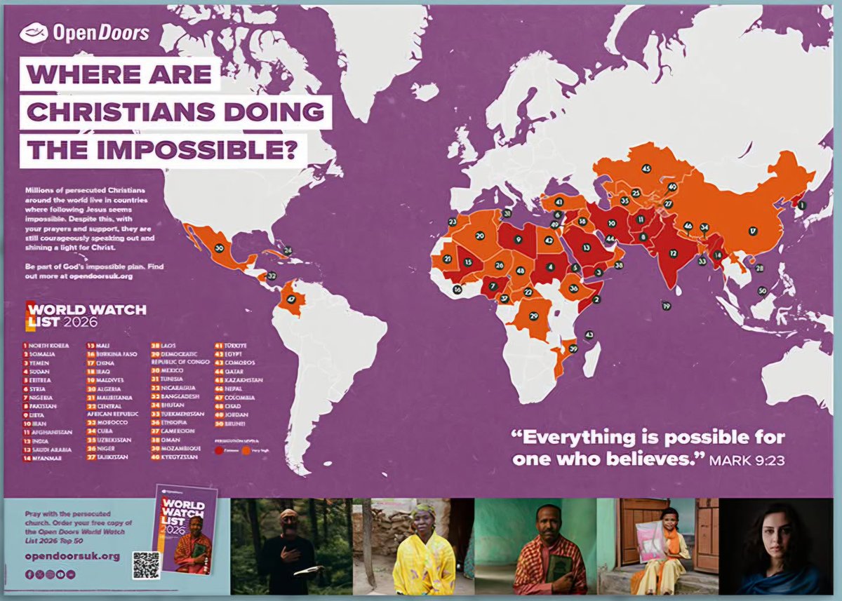 APPGNK2024's tweet photo. At the #OpenDoorsUK #WorldWatchList2026 launch in Parliament, the new report shows that global Christian persecution has risen sharply to 388 million people. And #NorthKorea remains the most dangerous country for Christians and a grave human rights violator. https://t.co/tMKvP54dEF