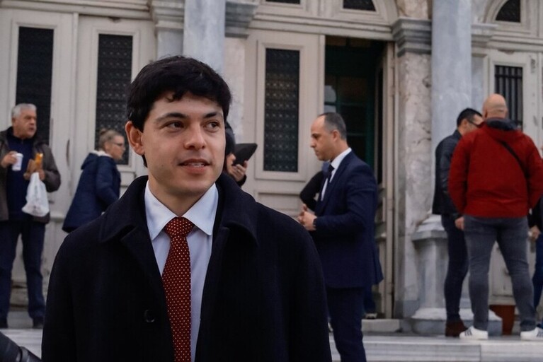 amnestypress's tweet photo. ‼️Update from Seán Binder’s trial

The court of appeal hearing resumed this morning in Mytilene, on the island of Lesvos, Greece, following an adjournment in early December. 

Seán Binder was questioned by the court 🧵 https://t.co/yVsU0WWMYc