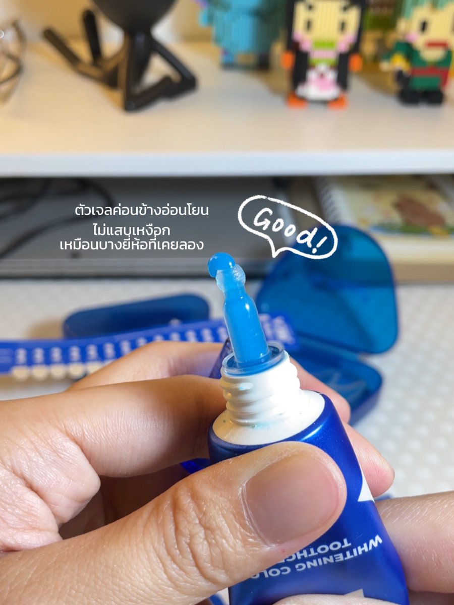 Chanwadiii's tweet photo. ที่ 1 ในใจเลย 💙
เจลฟอกฟันขาว Dr.PONG Y2B

ในเซ็ตจะมีเจลฟอกสีฟันหลอดใหญ่ (50g) และที่สำคัญคือมี "แถบวัดระดับสีฟัน" มาให้ด้วย ทำให้เราเห็นพัฒนาการความขาวได้จริงๆ ไม่ต้องเดาเอง

#DRPONG #Y2B #ฟอกสีฟัน #เจลฟอกฟันขาว #ใช้ดีบอกต่อ https://t.co/0sEOK4jVgu