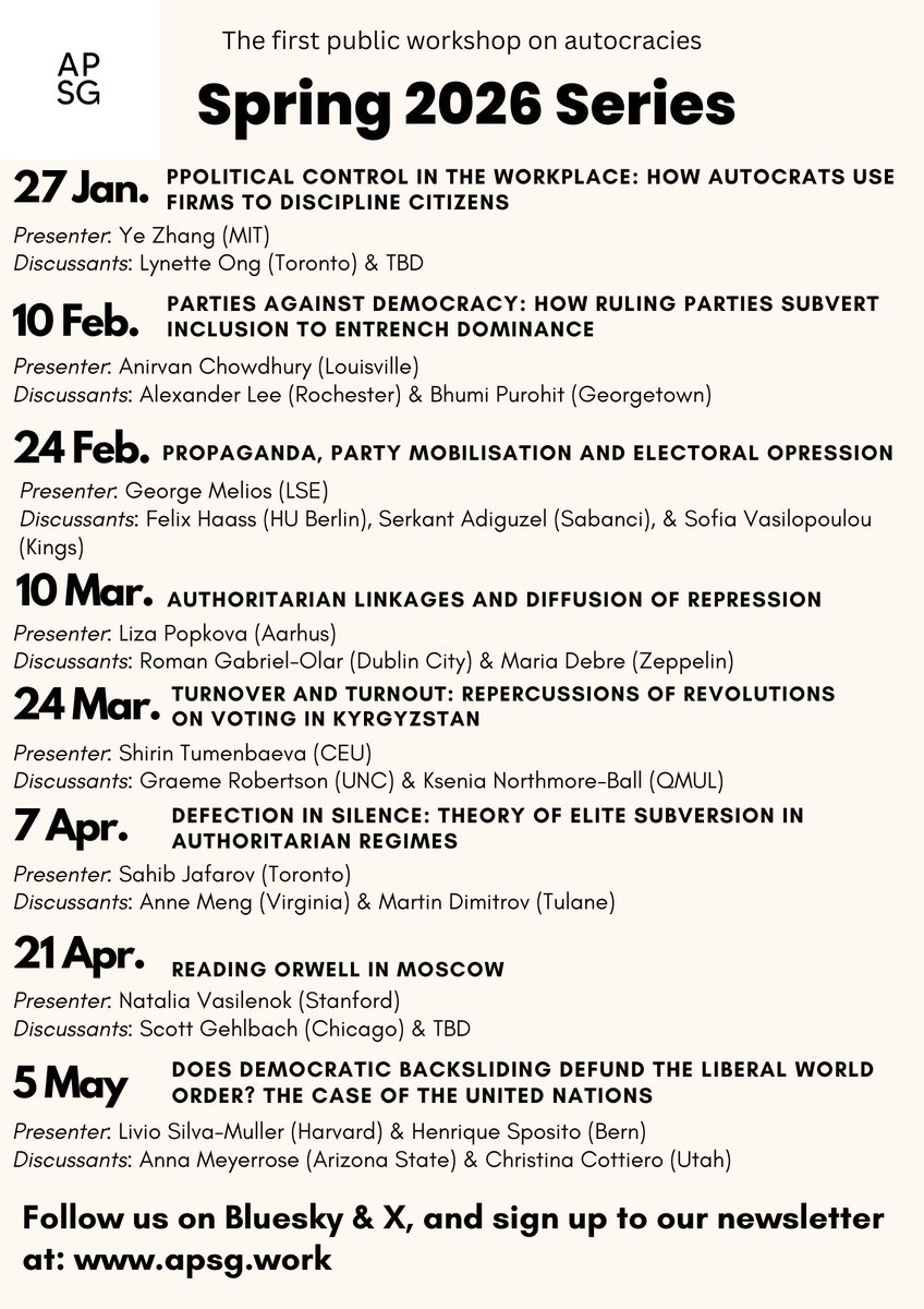 Authoritarian Political Systems Group tweet media