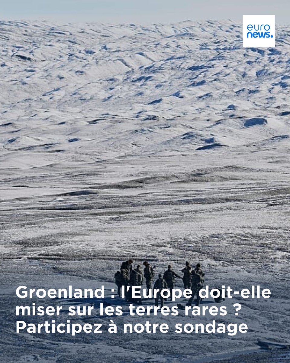 euronewsfr's tweet photo. L'Europe a-t-elle déjà pris du retard dans la course aux terres rares et quel prix devrait-elle payer, le cas échéant, pour le rattraper ? Répondez à notre sondage et partagez votre point de vue. #EuXl
➡️ https://t.co/mADYduNiql https://t.co/k9vn3u9y6G