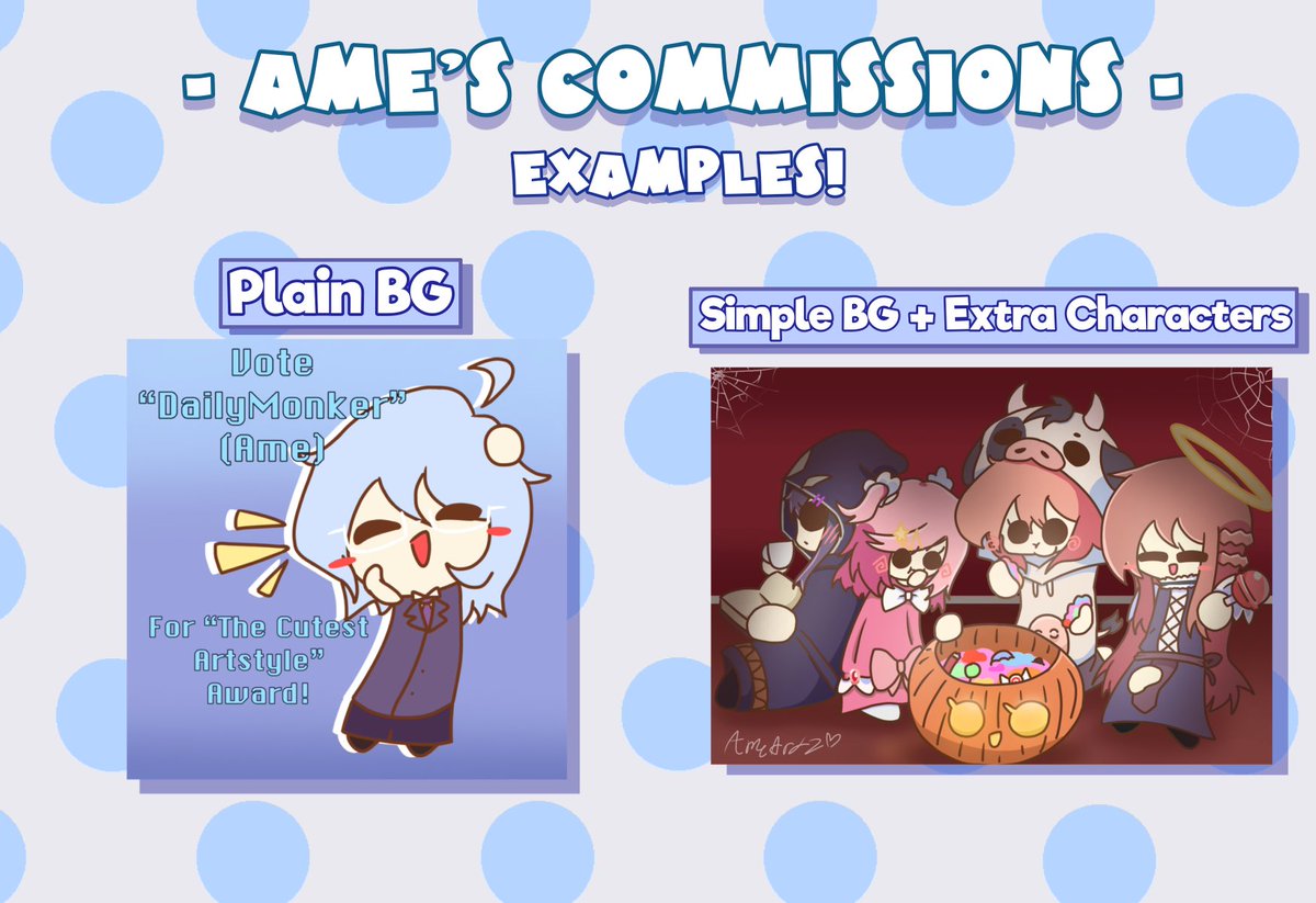 Bean Commissions are FINALLY Back! With a Revamped sheet! More to be included soon!🩵

DM me on Discord if you have further questions!
(1/2)
#commissionsopen