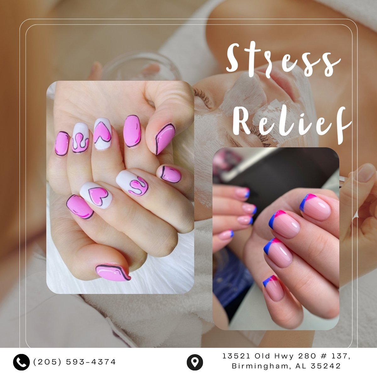 NailsNarrows's tweet image. Consistent Quality You Can Feel 💎
At Nails @ Narrows, consistency is key. Every visit, every service, every client
📍 13521 Old Hwy 280 #137, Birmingham, AL
📞 +1 205-593-4374
📍 Google Maps: maps.app.goo.gl/C21RBcLdZybWaH…
📸 Instagram: instagram.com/nailsatnarrows
#QualityNails