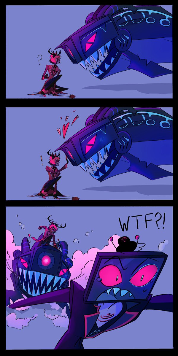 Pets look like their owners
#HazbinHotel #Vox #Alastor