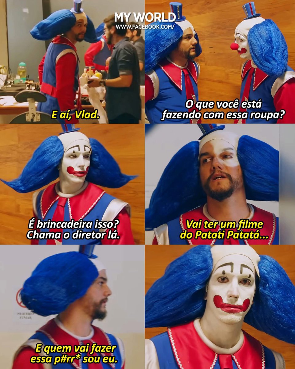 odaradeverdade's tweet image. E o dia que o Wagner Moura invadiu as gravações de Bingo: O Rei das Manhãs e tentou ficar com o papel do Vladimir Brichta KKKKKKKKKKK