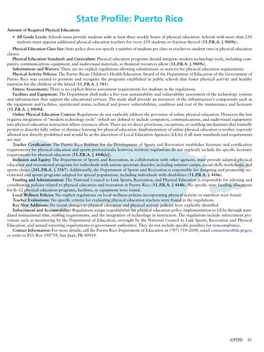 chadkillian1's tweet photo. Our new Special Feature in JOPERD introduces the State of the States Policy Report, which provides the most current, state-by-state compilation of PE and PA policy across the U.S. and its territories.

It is open access:
 https://t.co/Mz36M5dkr4 

See some example reports below! https://t.co/U4Tt9NZpTR