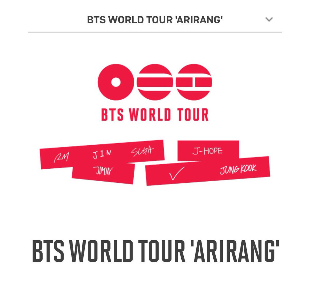 BTSxBRAZIL's tweet image. 🏟 A turnê mundial do BTS também será chamada de "ARIRANG"!

(2026bts.com) 
BTS IS COMING
ARIRANG IS COMING  
#BTS_Arirang
#BTSComeback2026