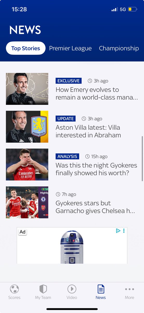 Interesting to see this from the media who took the piss out of him and his accent at every opportunity when he was Arsenal manager.
Regardless of whether he was your ideal replacement for Arsene or not, he deserved a lot more respect than he was shown at the time.