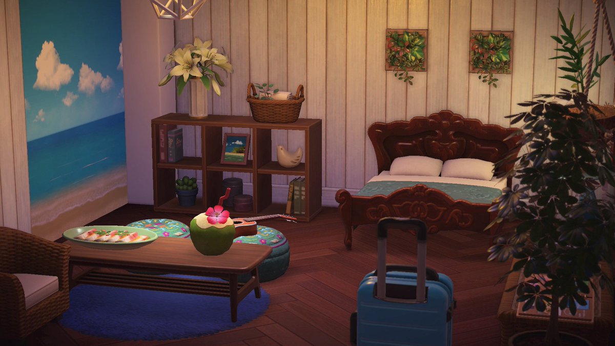 893Hu's tweet image. リゾートホテル 海沿いの部屋
 #どうぶつの森