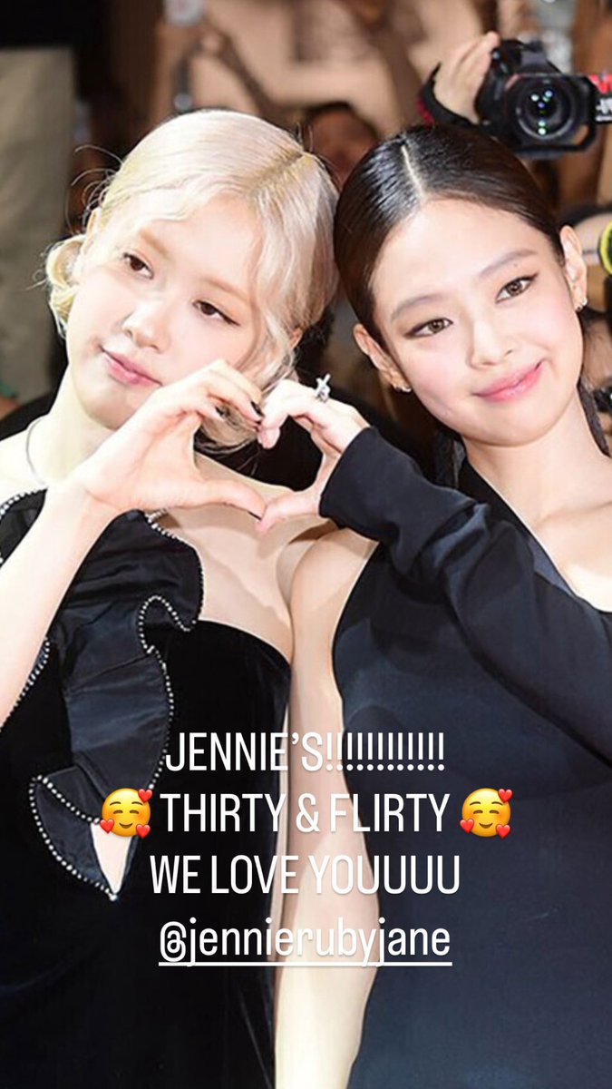 BLACKPINKBRASIL's tweet image. 🐿 roses_are_rosie story: 

“@.jennierubyjane adivinhe de quem é o aniversário...”

“Continue tentando adivinhar, @.jennierubyjane”

“JENNIE’S!!!!!!!!!!!!
🥰 TRINTA e SEDUTORA 🥰
NÓS TE AMAMOOOSSS 
@.jennierubyjane”

HAPPY JENUARY
#TheShiniestRubyDay
BORN TO BE JENNIE