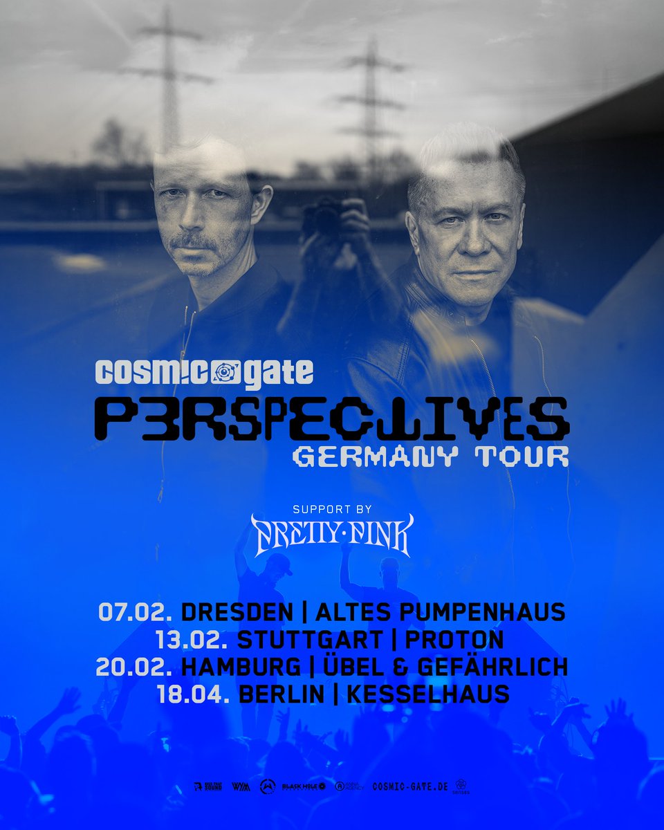 cosmicgate's tweet photo. Hamburg, Dresden, Stuttgart, Berlin – wir kommen! 🚀
Nach Köln freuen wir uns riesig auf vier weitere Deutschland-Termine.
✨ Special Guest: @prettypinkmusic 
tickets https://t.co/5I974N4bQS https://t.co/WmqgnhtUc4