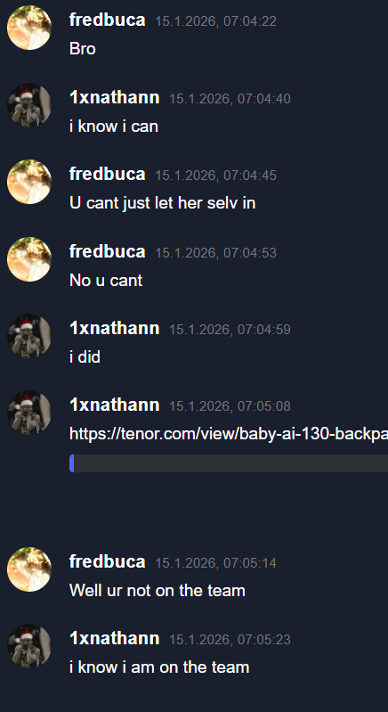 FredBuca's tweet image. just gonna come make it clear @John39006240915 is not apart of r2g he just let him self in