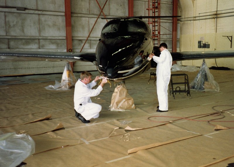 craiglbaldwin's tweet photo. A wonderful experience to be part of the crew that painted this special aircraft. #CT114 https://t.co/CuTBrkHFRX