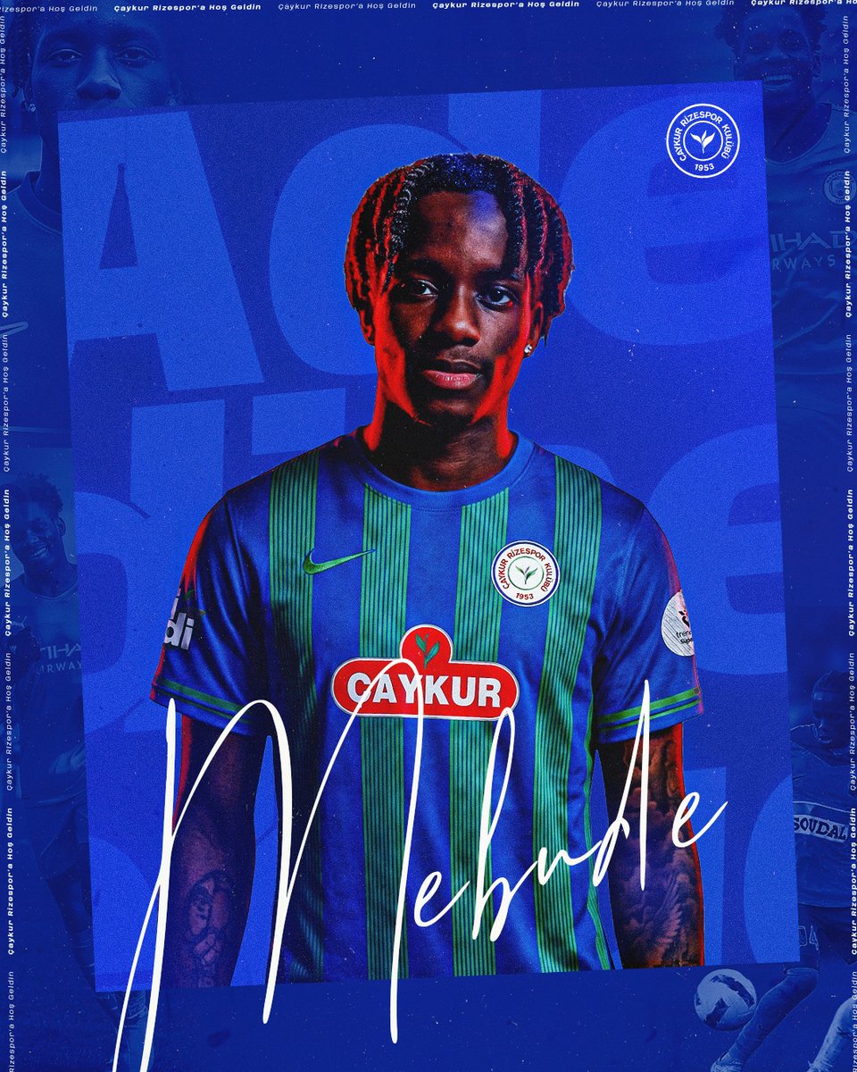 CRizesporAS's tweet photo. Adedire Awokoya Mebude Çaykur Rizespor’da

Çaykur Rizespor’umuz, Nijerya asıllı İskoç oyuncu Adedire Awokoya Mebude’yi 4,5 sezonluğuna kadrosuna kattı.

Belçika Pro-Lig ekibi Westerlo ve Mebude ile anlaşmaya varılmasının ardından oyuncu sağlık kontrolleri için İstanbul’a geldi. 
Sağlık kontrolleri ve resmi işlemlerin tamamlanmasının ardından 21 yaşındaki oyuncu, kendisini 4,5 yıllığına yeşil mavili renklere bağlayan sözleşmeyi imzaladı.

Ligin ilk yarısında 13 maçta görev alan Mebude, 2 gol attı.

Yeni transferimiz Adedire Awokoya Mebude “Hoş geldin” diyor, başarılar diliyoruz.

ÇAYKUR RİZESPOR KULÜBÜ