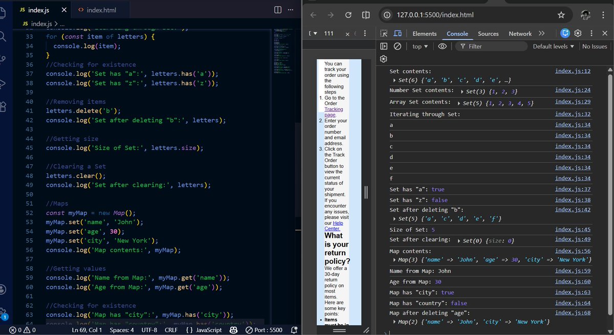 blessingndeks's tweet photo. Today I dove into Sets and Maps in JavaScript ๐ฅ๏ธ
Learning how to store and organize data smarter.
#GTCVisibiltyReset #GTCCommunity https://t.co/kP8zsZM0jC
