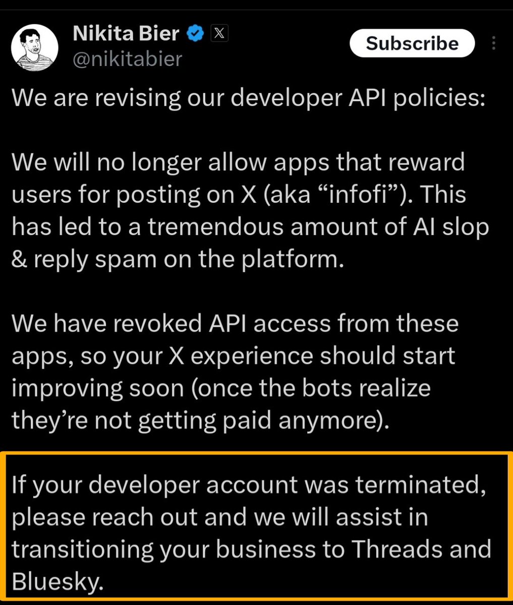 API policy screenshot