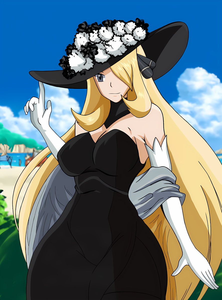 5hJorge's tweet photo. #Pokemon  #Cynthia #pokemonfanart #pokemonmaster #pokemonalola #PokemonHorizons #PokemonGO https://t.co/s4EBIVEX3N