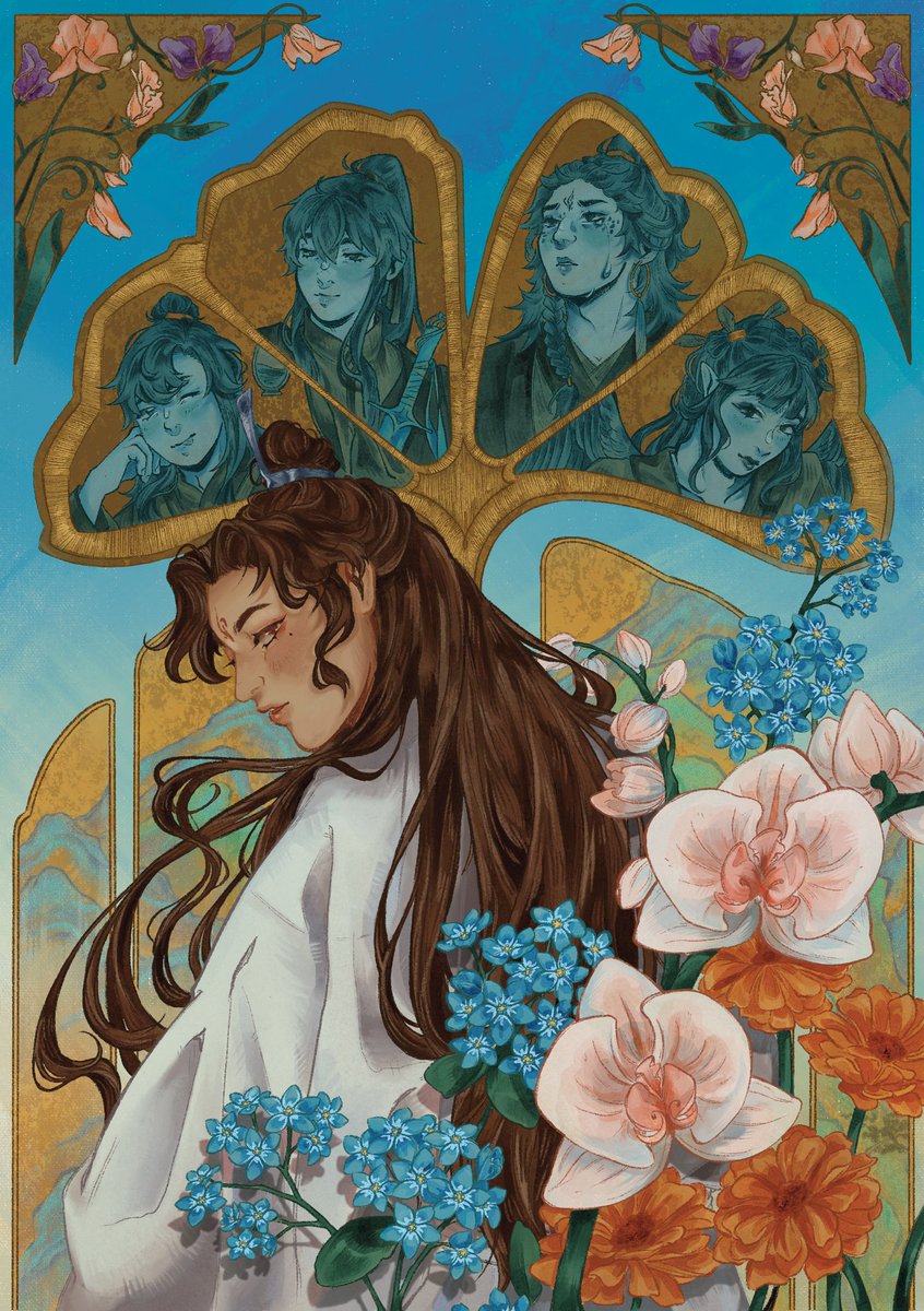 Excited to finally share my piece for <a href="/liuyaozine/">Return to Trueness | A Liu Yao Zine - Released!</a> !! 🌟 
#六爻 #liuyao