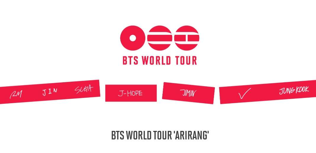 yang indonesia indonesia aja😃

2015 — First SH Power Music with BTS &amp; KM.
2017 — BTS Wings Tour 
2023 — Agust D TOUR 
2025 — HOPE ON THE STAGE 
2026 — BTS World Tour 'Arirang'