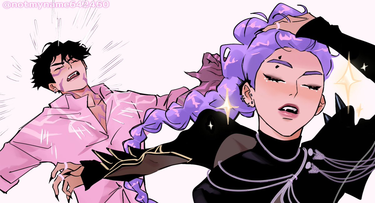 Notmyname642460's tweet image. Don't worry, she loves him lol #KPOPDEMONHUNTERS #Rumi #Jinu