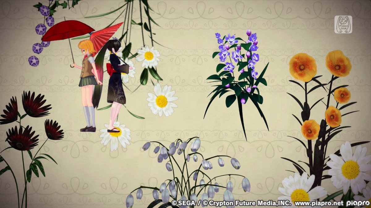 学生リンちゃんと怪異的ミクちゃんの百合創造して遊んでいるかわい〜🥲