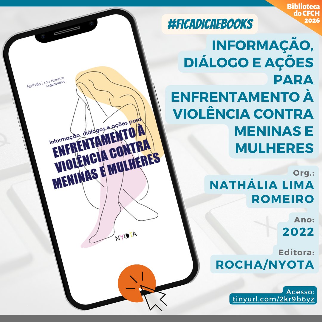 BibECOCFCH's tweet photo. Dicas de e-books de Biblioteconomia e Ciência da Informação:

"Informação, diálogo e ações para enfrentamento à violência contra meninas e mulheres".

Org.: Nathália Lima Romeiro
Rocha/Nyota, 2022

Acesso: https://t.co/2IS8648Jxd

#bibliotecadocfchufrj #bibcfchufrjebooks https://t.co/TQxfdBMUIY
