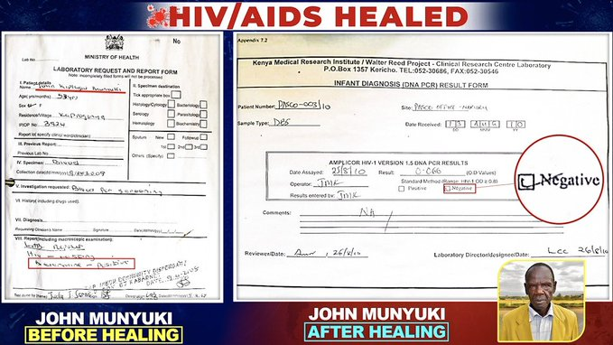 JESUS is the #HopeBeyondHIVAIDS

Look, HE deleted HIV from Mr John Munyuki