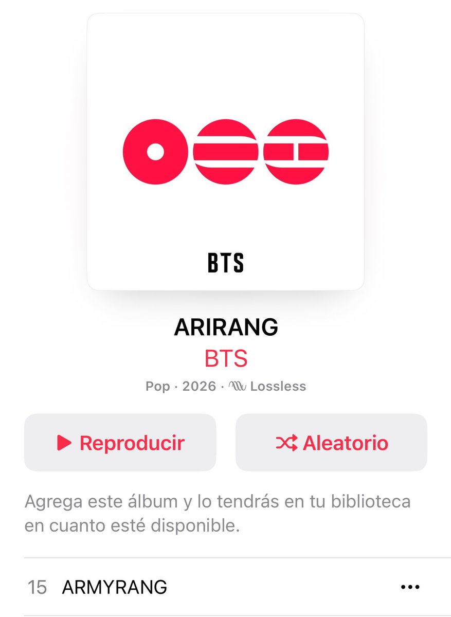 Mensaje de #BTS para ARMY en Apple Music como “ARMYRANG” 😭💜

music.apple.com/mx/album/arira…