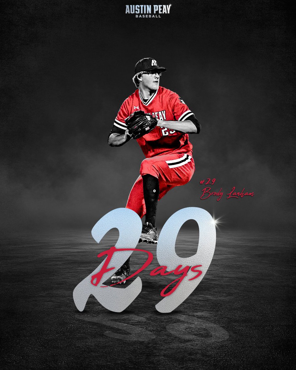 𝙏𝙝𝙚𝙣 𝙩𝙝𝙚𝙧𝙚 𝙬𝙚𝙧𝙚 2️⃣9️⃣ 𝙙𝙖𝙮𝙨 🎩⚾️

🅱️🅰️🆖❗️ | #LetsGoPeay