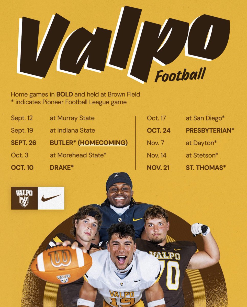 Valpo Football tweet media