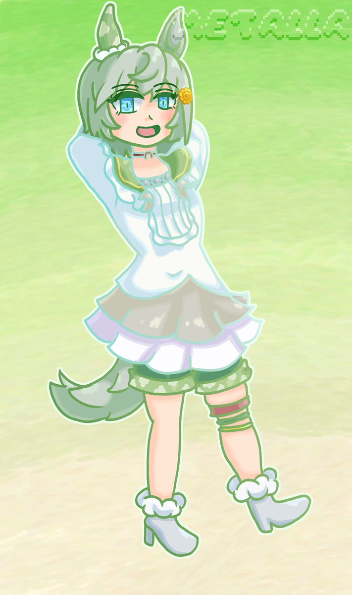 Drew Seiun Sky. She is my favourite Uma after all. Don't really like result, i dont get mannequins.
#umamusume #seiunsky #umamusumefanart