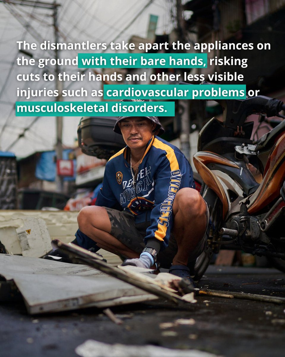 🇵🇭 In Manila, Doctors of the World  works with e-waste dismantlers to reduce risks from heavy metals like lead. Through training, PPE, healthcare referrals &amp; advocacy, 7,050 workers now benefit—thanks to strong local partnerships.

doctorsoftheworld.org/blog/philippin…