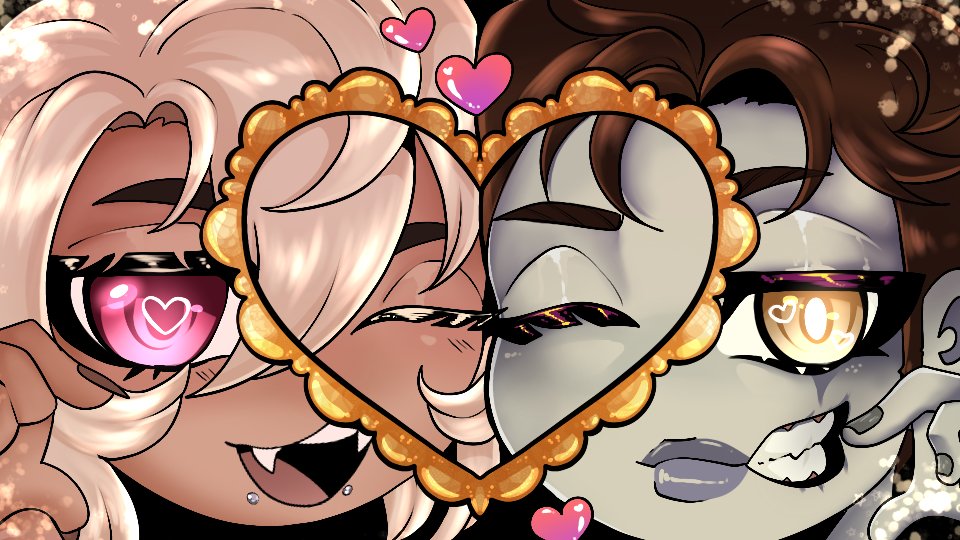 StarryManta's tweet photo. Don't know what to get your loved one for valentines day? Let me help out! Customizable YCH Chibi banners designed and drawn by me <3 Get yours today at https://t.co/XinkQFaYN3 #art #chibi #banner #streamer #vgen #vtuber #couplesart https://t.co/S65kw7uleI
