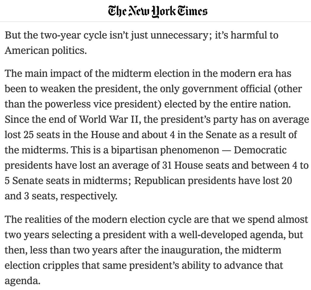 ChristianHeiens's tweet image. New York Times headline 12 years ago: "Cancel the Midterms because they derail Obama's agenda and are too White."