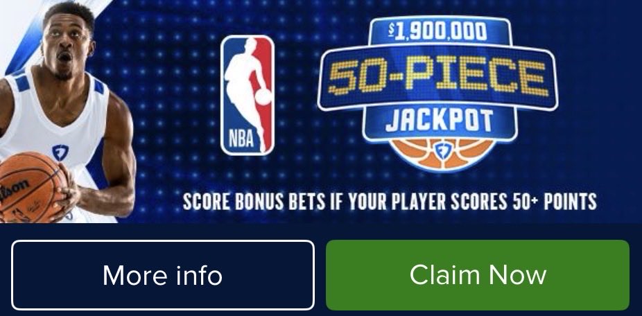 CodyBrownBets's tweet photo. 🤫 Just quietly, this pot is up to $1.9 million…

All you need to do is place $5 or more on a player points prop and if they score 50, you get a share of that $1.9 million bonus.

🎁 Claim here: https://t.co/udhxYC2z3I

Hard to look past Doncic or SGA tonight.

21+ only. https://t.co/6QLkQ4y6a0