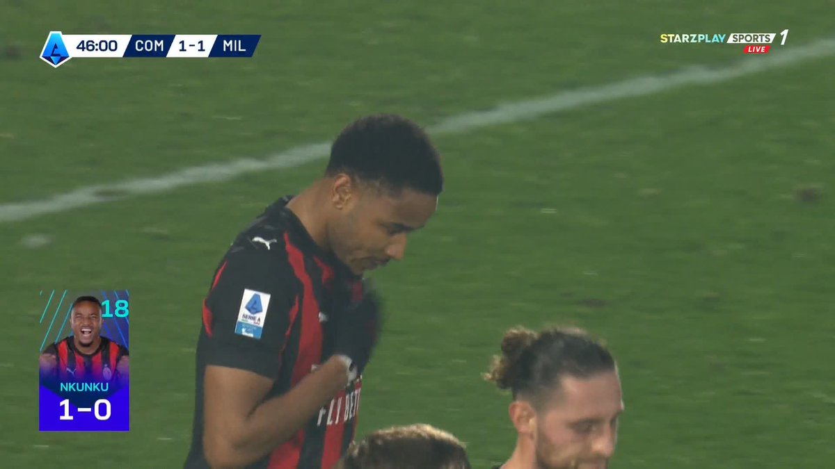 نكونكو يدرك التعادل للميلان من علامة الجزاء 
